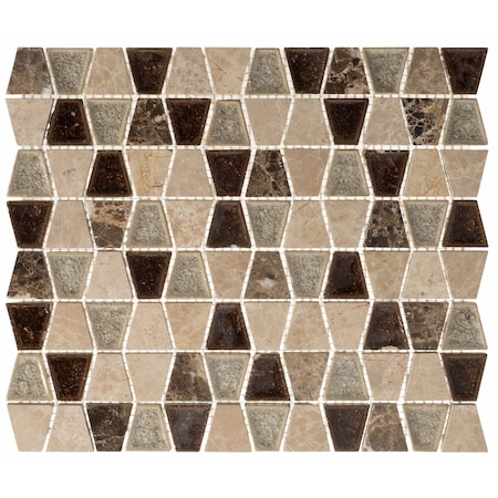 Andova Tiles ANDOVA TILES Exploration Egypt 1" x 1" Grid Mosaic Wall & Floor Tile ANDEXPE350